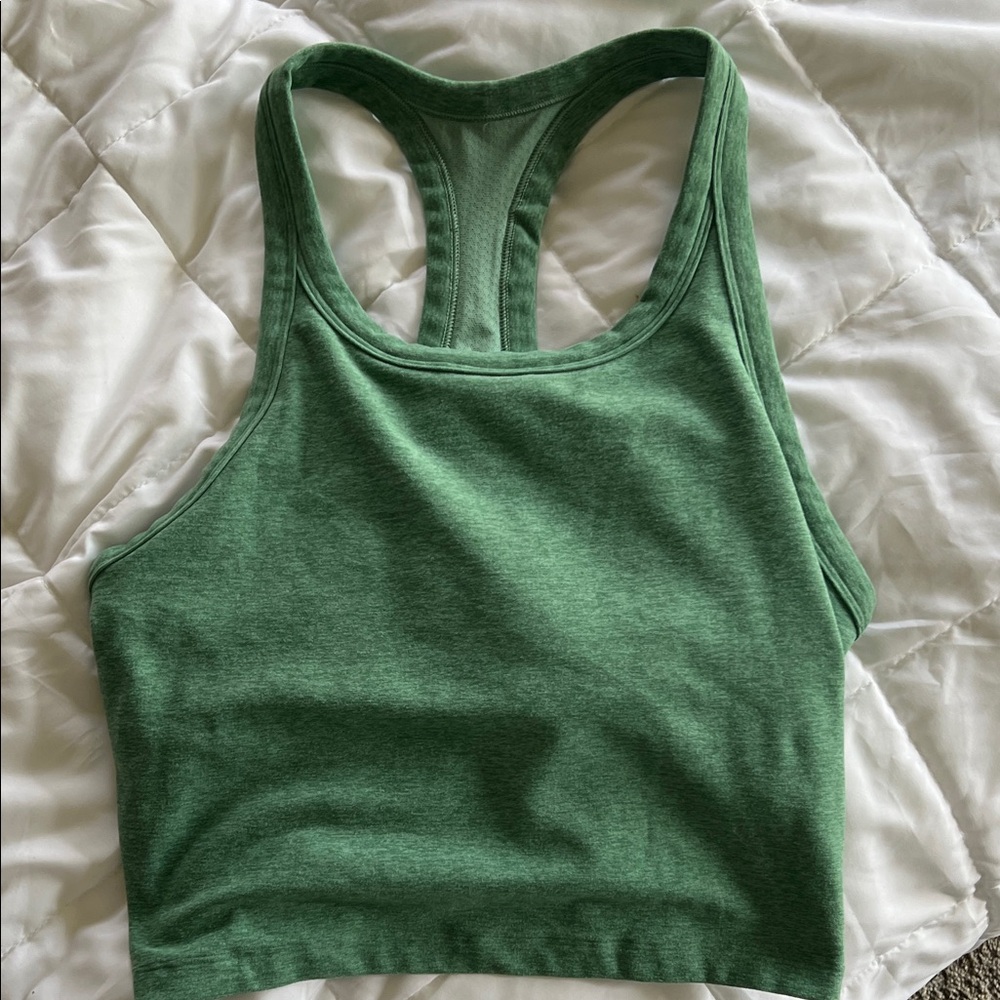 Vuori Green Elevation Racerback Tank Top Large - Picture 3 of 5